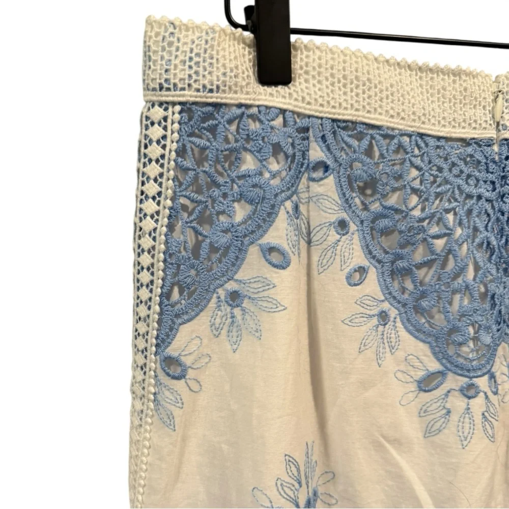 EVARAE Layla‎ Cotton Lace embroidered Shorts 10